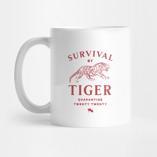 "Survival By Tiger" Tee by TGIM